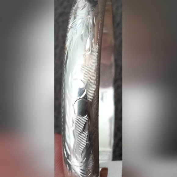 Sterling Silver Bangle Bracelet - Picture 10 of 12